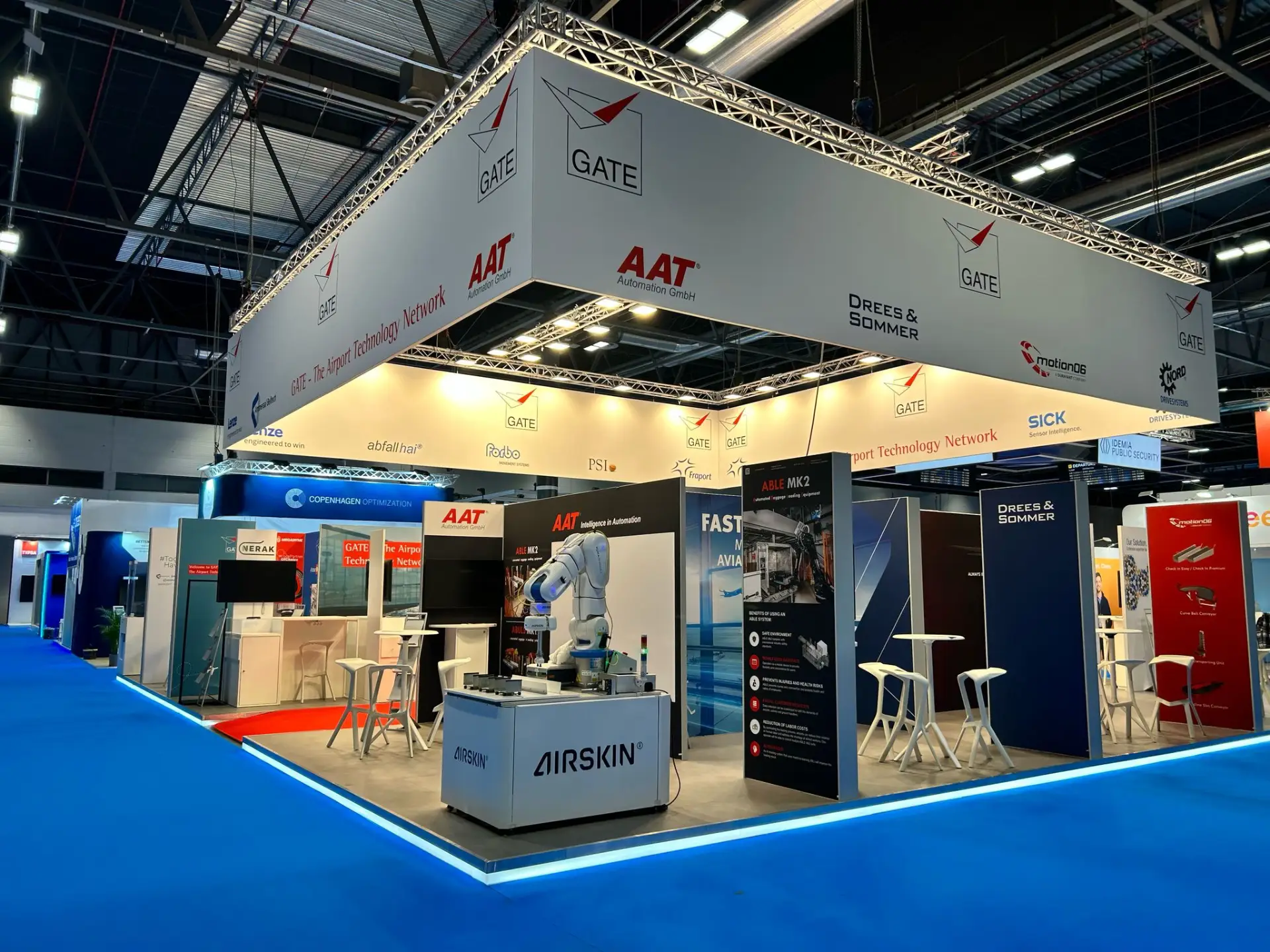 Stand modular de Aluvision en Madrid para cliente de Alemania