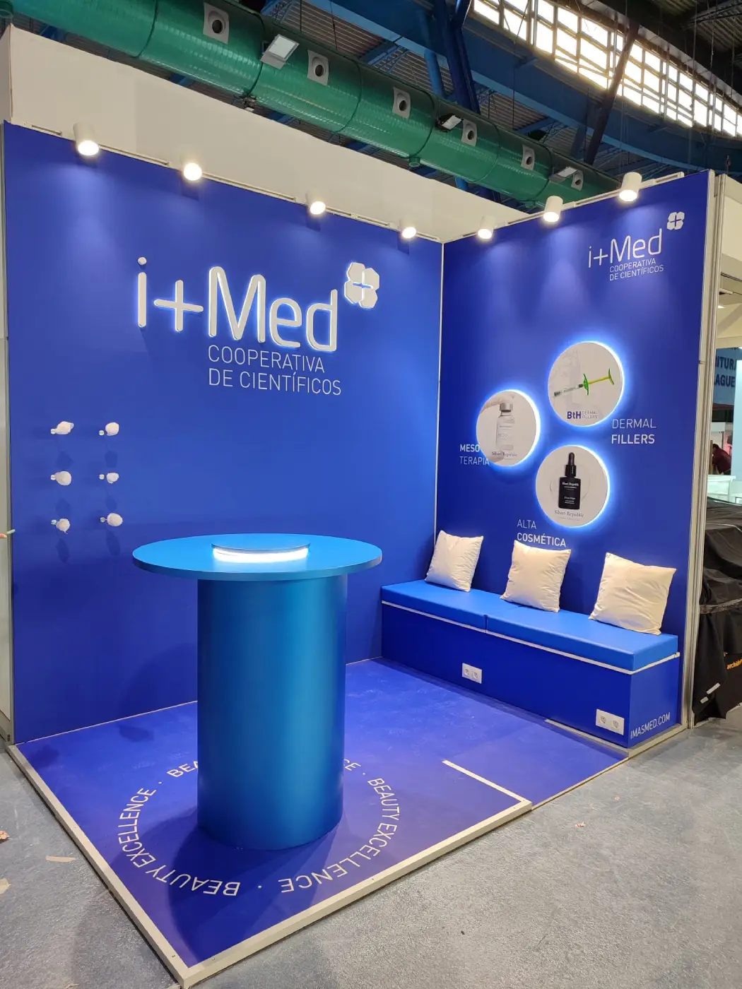 Stand modular de Aluvision montado en Malaga